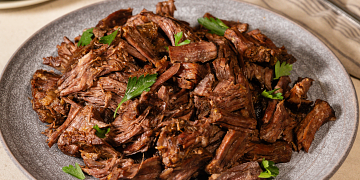 shredded beef